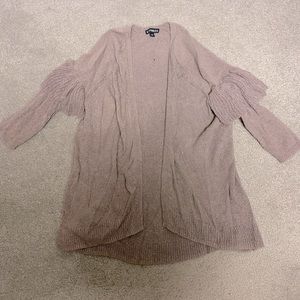Express Ruffle Sleeve Cardigan